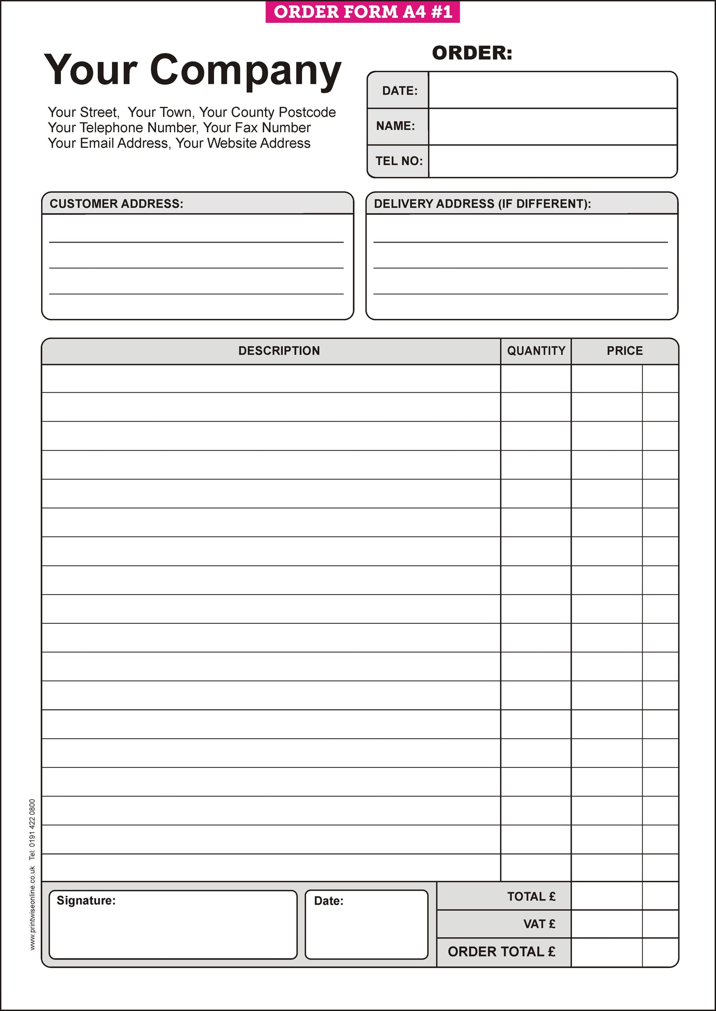 Artwork Templates