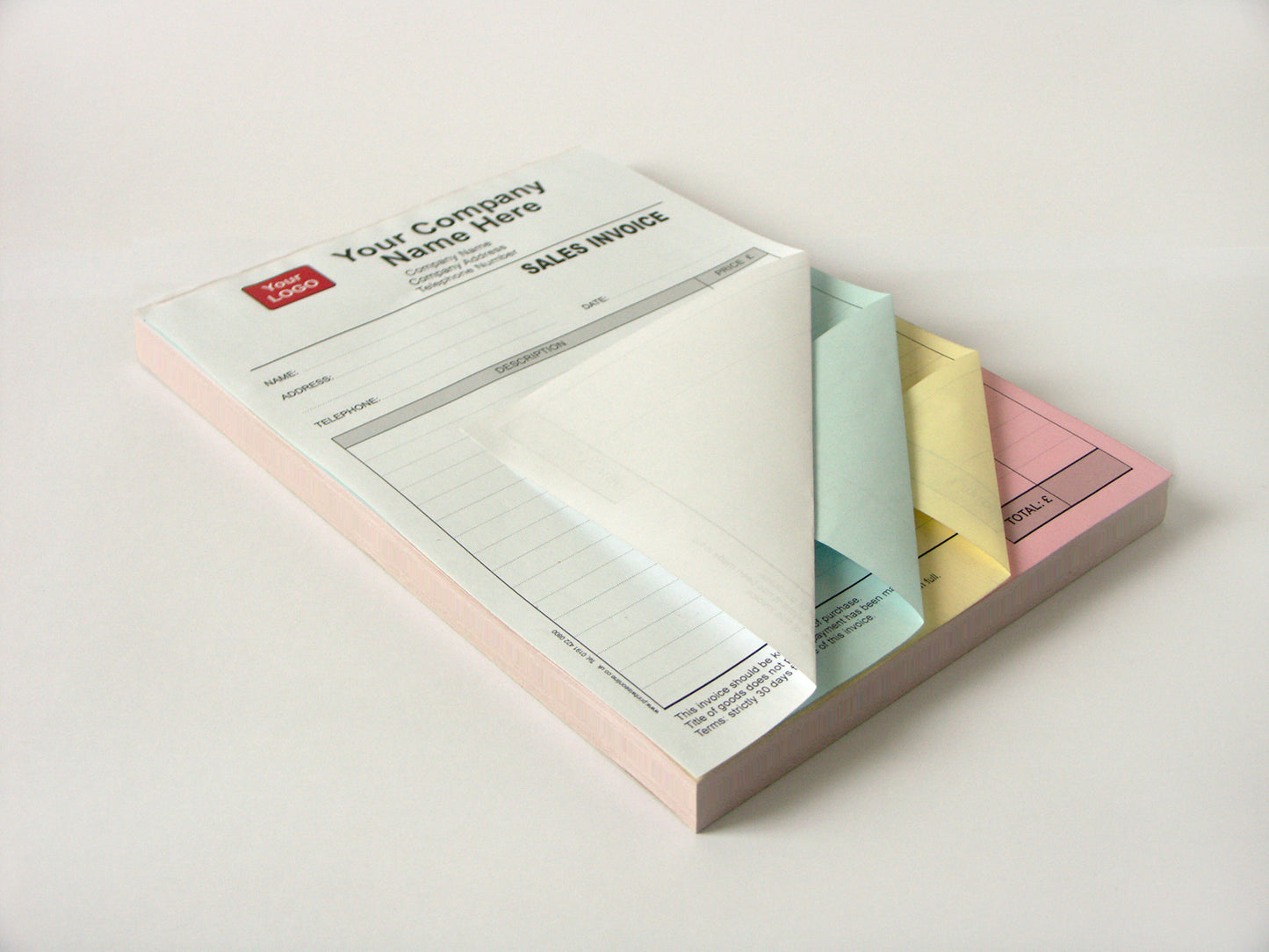 Quadruplicate Pads - Single Sided