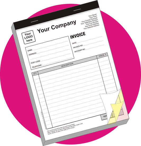 Triplicate Books - Single Sided